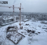 Ход строительства дома 2 в ЖК Лес -