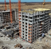 Ход строительства дома № 1458 , ГП-72.103 в ЖК Мириады -