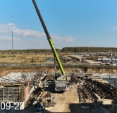 Ход строительства дома А1.1-2 в ЖК Новиль -