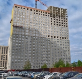 Ход строительства дома 5, секция 4.1, 4.2 в ЖК Красное Яблоко -