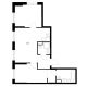 2 комнатная квартира 55,8 м² в ЖК Савин парк, дом корпус 10 - планировка