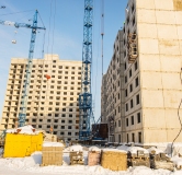 Ход строительства дома 1.3.1, секции Д,Е,Ж в ЖК Новая Дема -