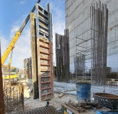 Ход строительства дома 1 в ЖК Федерация -