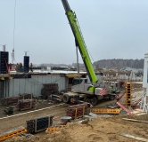 Ход строительства дома 1.3 в ЖК Прогресс Академический -