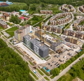Ход строительства дома 3 в ЖК Базилик -