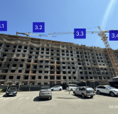 Ход строительства дома 3 в ЖК Zenith -