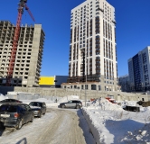 Ход строительства дома 1 в ЖК Рассвет -