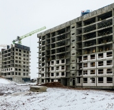 Ход строительства дома № 1 в ЖК GloraX Новинки -