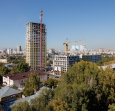 Ход строительства дома 2 в ЖК Страна. Тополёвая -
