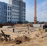Ход строительства дома 5 в ЖК Династия -
