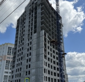 Ход строительства дома 1Ж в ЖК Атмосфера -