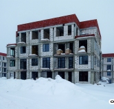 Ход строительства дома 1.2 в ЖК Рязанка Грин -