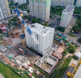 Ход строительства дома 12.1 в ЖК Курчатова -