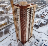 Ход строительства дома 25 в ЖК Черемушки на Приморской -