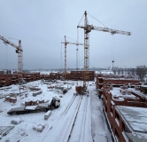 Ход строительства дома 4б в ЖК Причал -