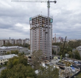 Ход строительства дома 1 в ЖК Чаадаев -