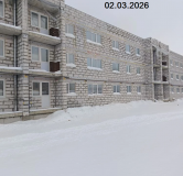 Ход строительства дома 1 в ЖК По ул. Школьная -