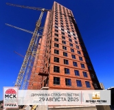 Ход строительства дома Литер 12 в ЖК Легенда Ростова -