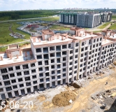 Ход строительства дома А1.1-1 в ЖК Новиль -