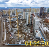 Ход строительства дома 12, 1 этап в Микрорайон Нанжуль-Солнечный -