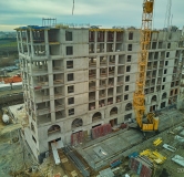 Ход строительства дома 1.2 (19Б) в ЖК Меридиан -