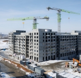 Ход строительства дома 5.2 в ЖК Пшеница -