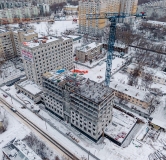 Ход строительства дома № 1,2 в ЖК Квартал Заречный -
