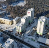 Ход строительства дома 1, секция 2 в ЖК Новый рекорд -