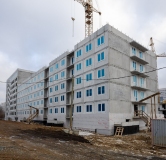 Ход строительства дома 49 в ЖК Мичуринский -