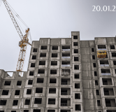 Ход строительства дома Позиция 15 в ЖК Бабяково -