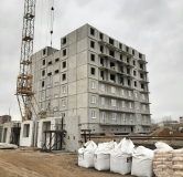 Ход строительства дома № 1 в ЖК На Набережной -