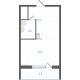 Студия 24,6 м² в ЖК Левенцовка парк, дом Корпус 8-12.1 - планировка