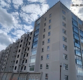 Ход строительства дома 1.2 в ЖК Родные Просторы -