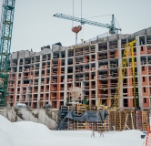 Ход строительства дома 3 в ЖК Окская Стрелка -