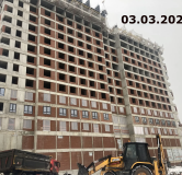 Ход строительства дома литер 31 в ЖК Вершина -