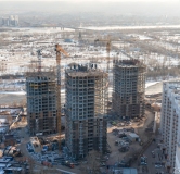 Ход строительства дома № 1 в ЖК Айвазовский-Енисей (АйвазоSKY) -