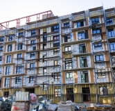 Ход строительства дома Корпус 1.3, 1 этап в ЖК Соседи -