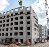 Ход строительства дома 2.4 в ЖК Кантри -