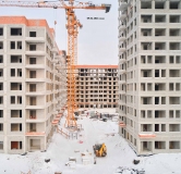 Ход строительства дома 32 в ЖК Символ -