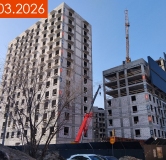 Ход строительства дома 50 в ЖК Фриссон -