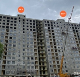 Ход строительства дома 25 в ЖК Авиатоr -