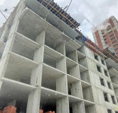 Ход строительства дома литер 19 в ЖК Волна -