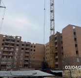 Ход строительства дома 32 в ЖК По ул. Шашина -