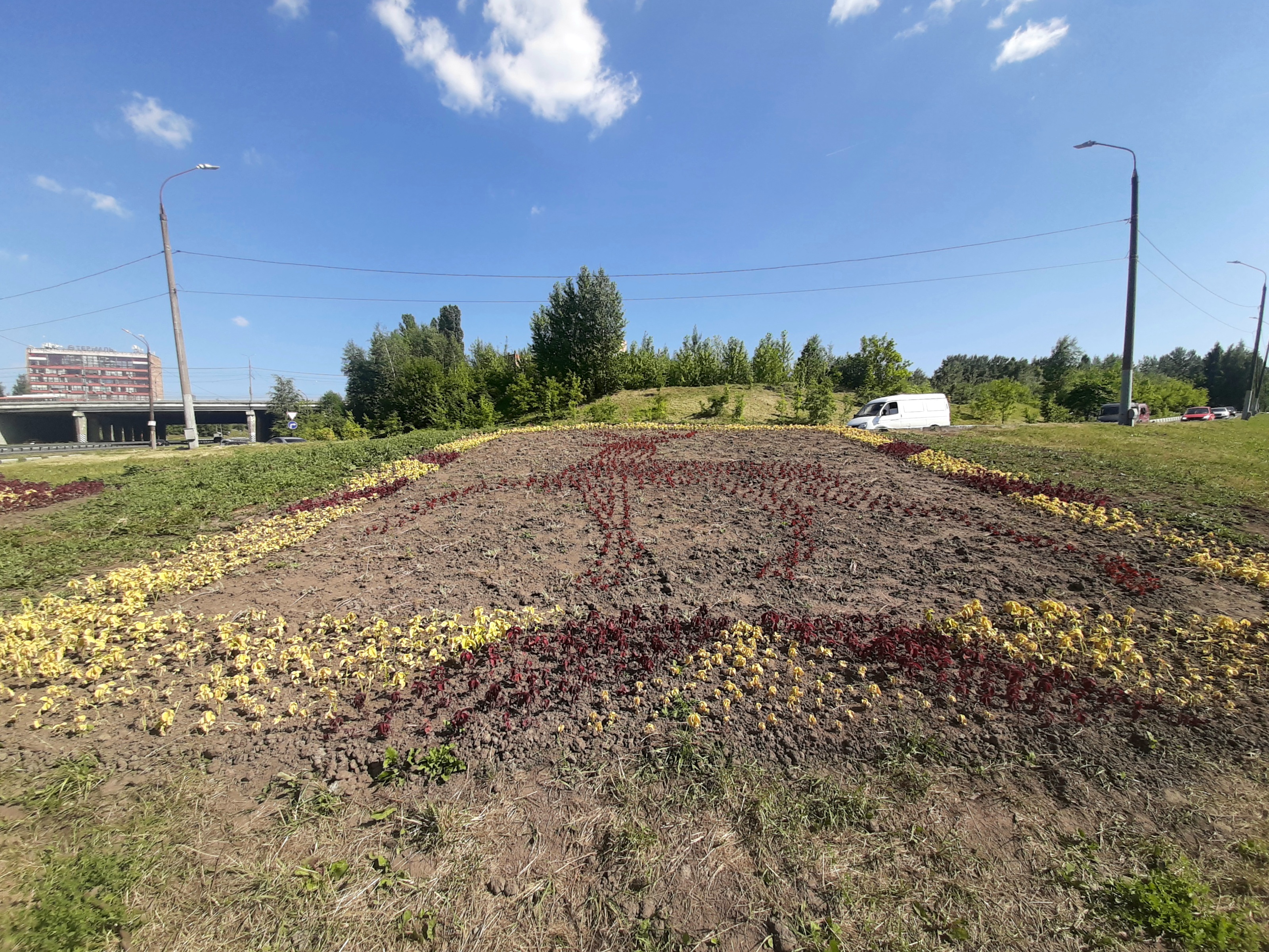 Олень из цветов украсил Приокский район к 800-летию Нижнего Новгорода - фото 1