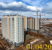 Ход строительства дома 11 в Микрорайон Нанжуль-Солнечный -