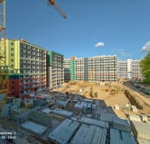 Ход строительства дома 1.3 в ЖК Патриот -