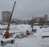 Ход строительства дома 5, секция 3.1, 3.2 в ЖК Красное Яблоко -