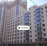 Ход строительства дома Литер 1, уч. 1642 в ЖК Парк Победы 2 -