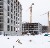 Ход строительства дома 3 в ЖК Солнечный (Эталон) -