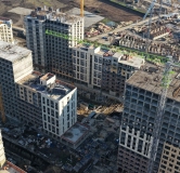 Ход строительства дома Литер 23 в ЖК Народные Кварталы -